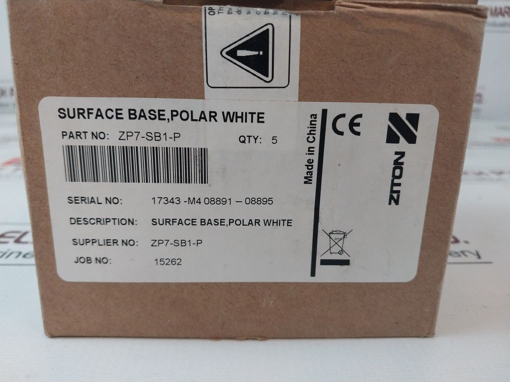 Lot Of 7X Ziton Zp7-sb1-p Smoke Head Base