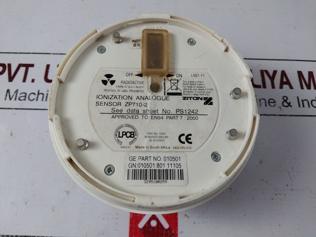Ziton Zp710-2 Smoke Detector 10501