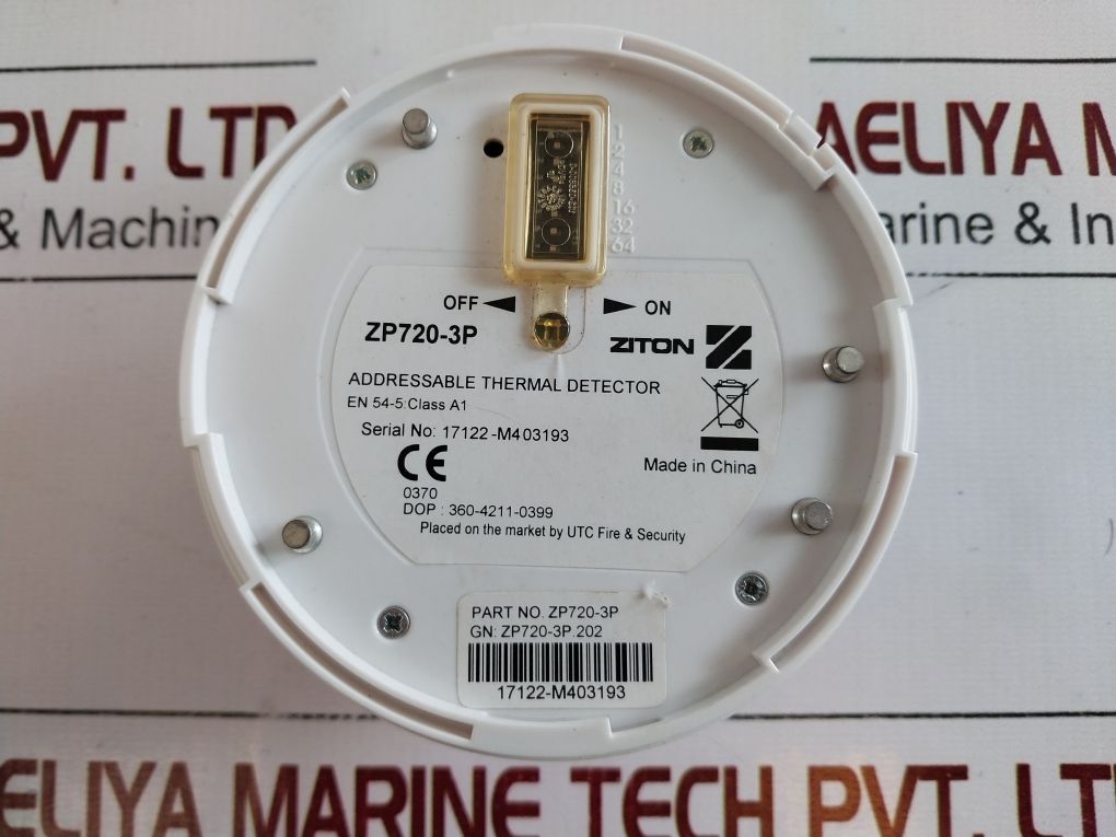 Ziton Zp720-3P Addressable Thermal Detector