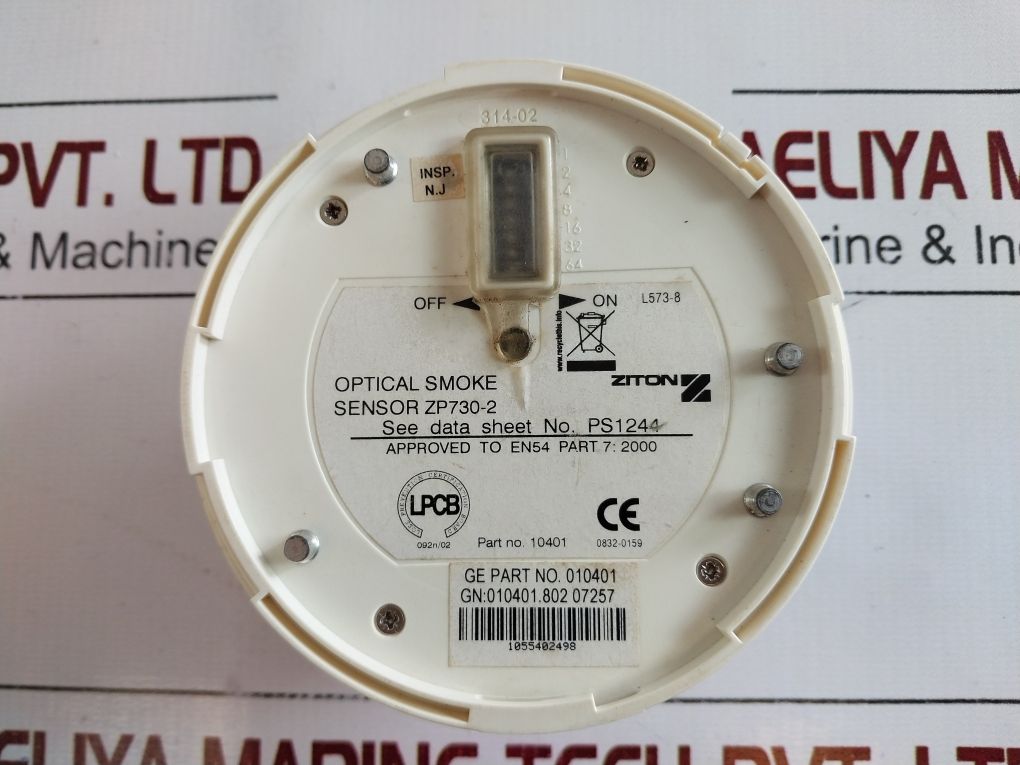 Ziton Zp730-2 Optical Smoke Detector 