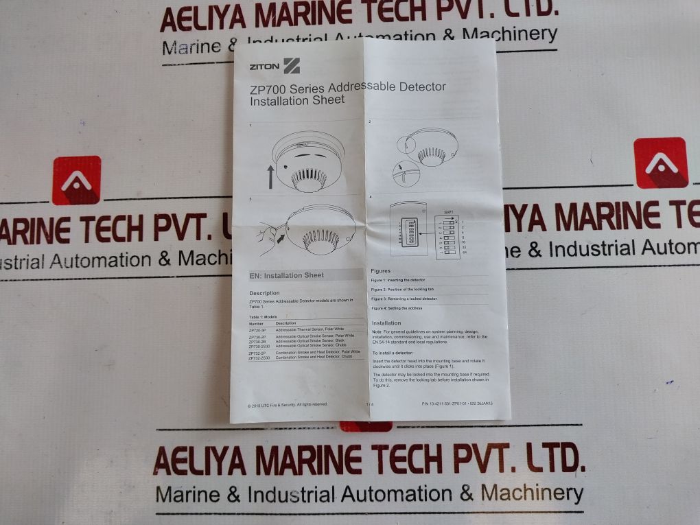 Ziton Zp730-2P Optical Smoke Detector