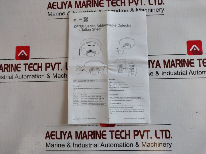 Ziton Zp730-2P Optical Smoke Detector