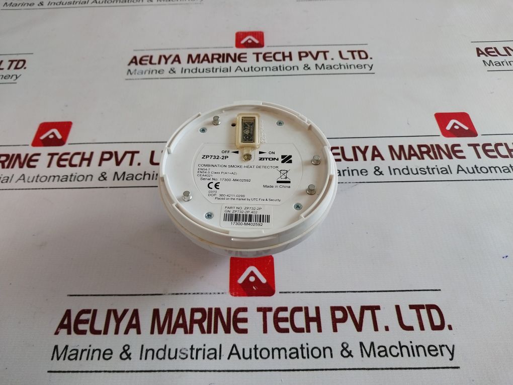 Lot of 2x Ziton Zp732-2P Combination Smoke-heat Detector