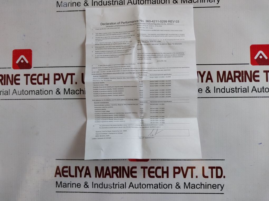 Lot of 2x Ziton Zp732-2P Combination Smoke-heat Detector