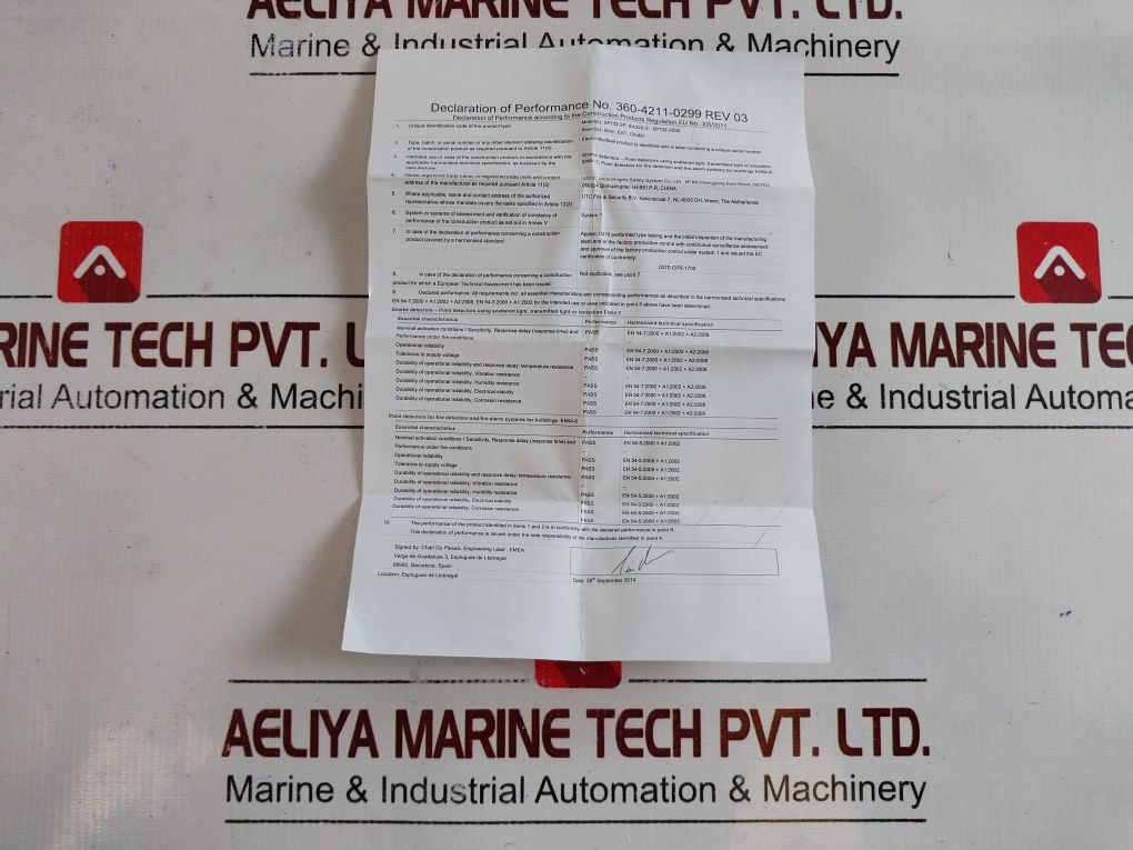 Ziton Zp732-2P Combination Smoke-heat Detector Rev.05