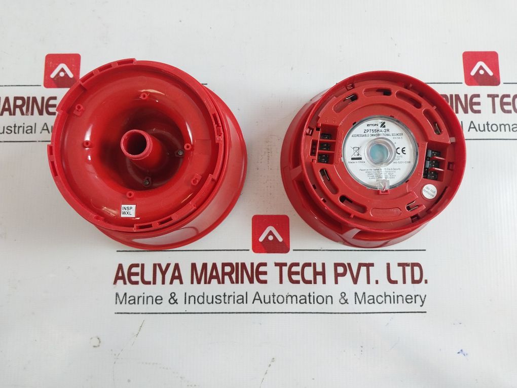 Ziton Zp755Ha-2R Red Addressable Omnidirectional Sounder