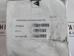 Ziton Zp755R-2R Addressable Room Sounder Cover 177401