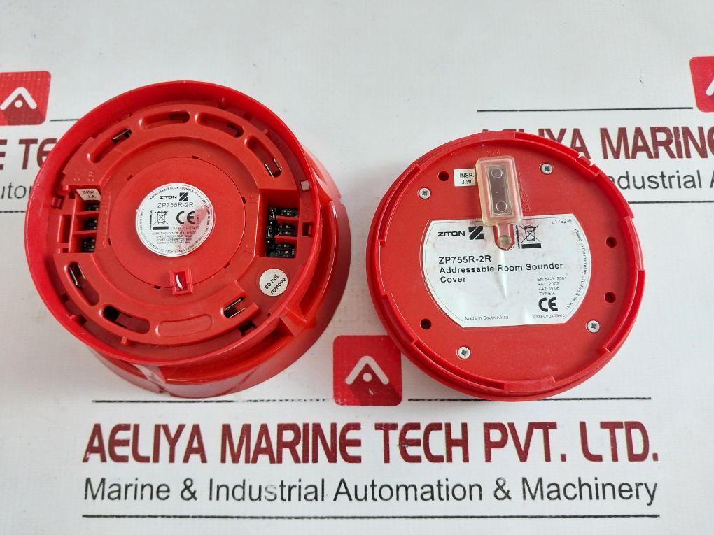 Ziton Zp755R-2R Addressable Room Sounder Cover 177401