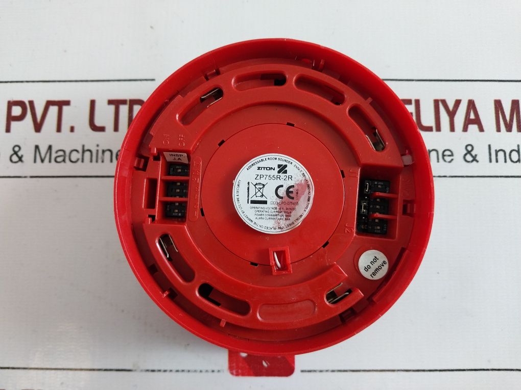 Ziton Zp755R-2R Addressable Room Sounder Cover 177401