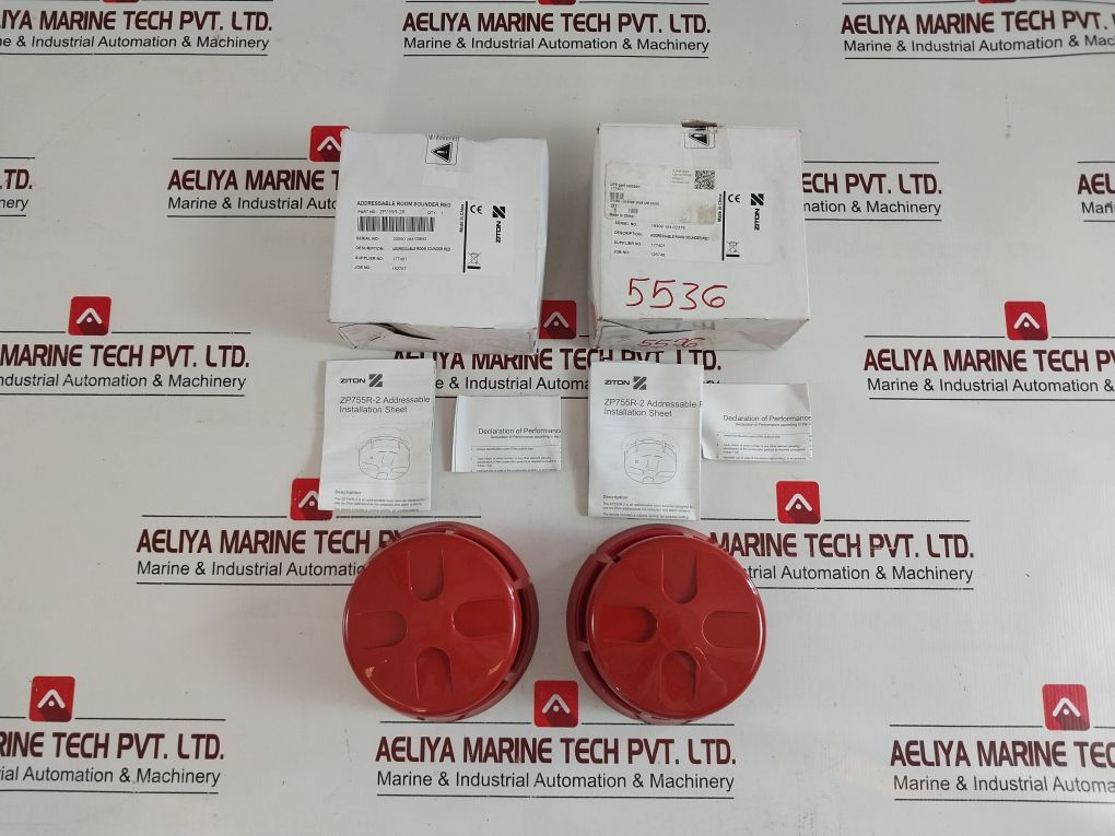 Ziton Zp755R-2R Red Addressable Room Sounder Cover 177401