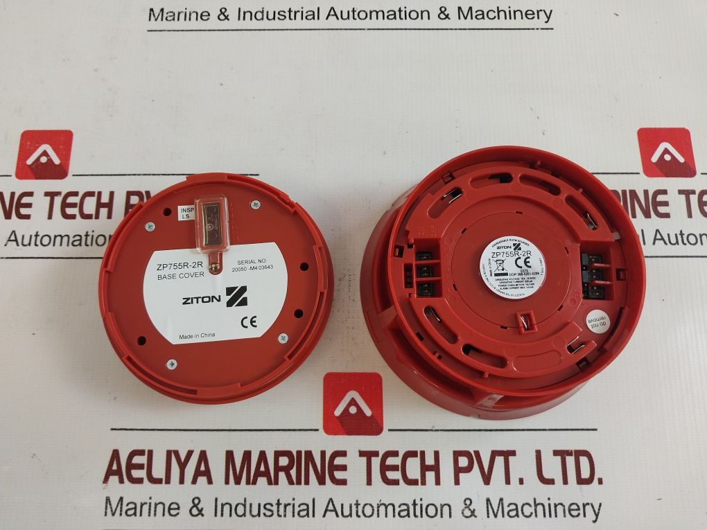 Ziton Zp755R-2R Red Addressable Room Sounder Cover 177401