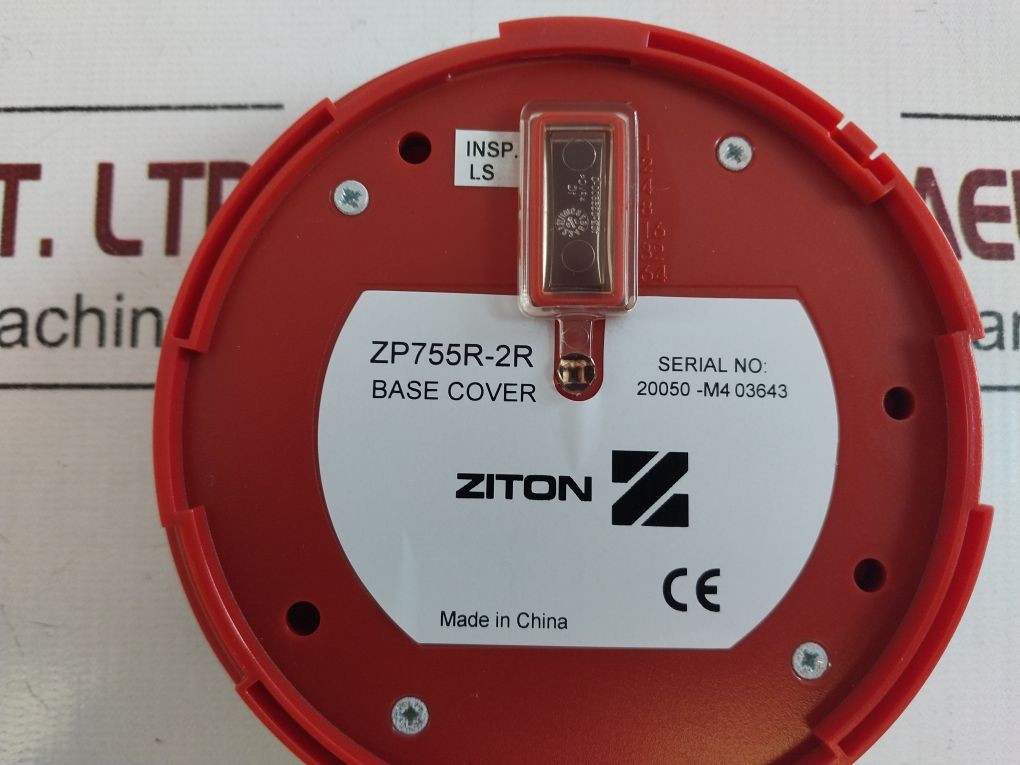 Ziton Zp755R-2R Red Addressable Room Sounder Cover 177401