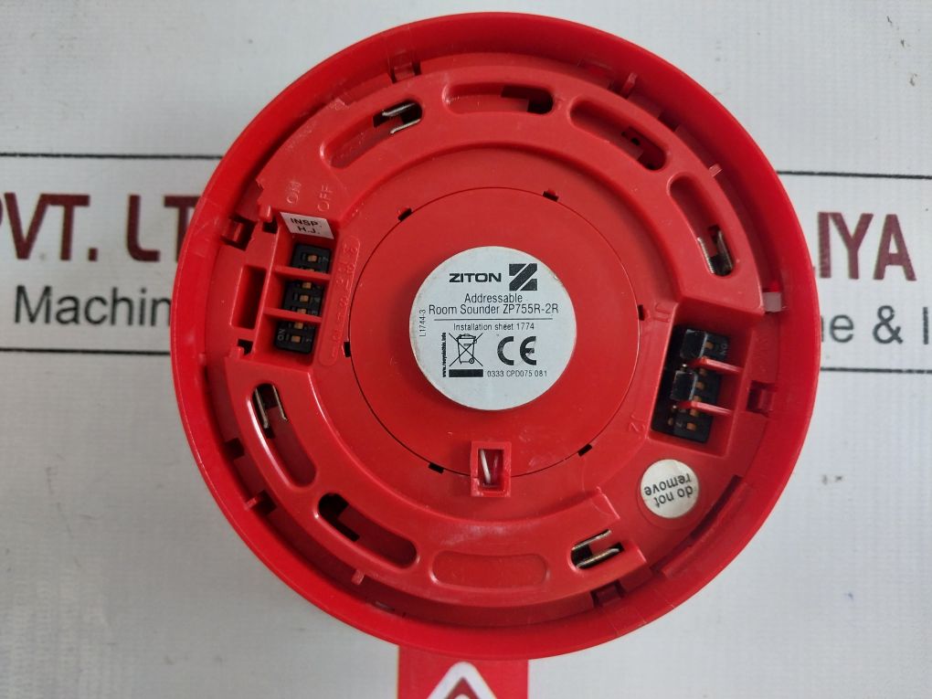 Ziton Zp755R-2R Addressable Room Sounder