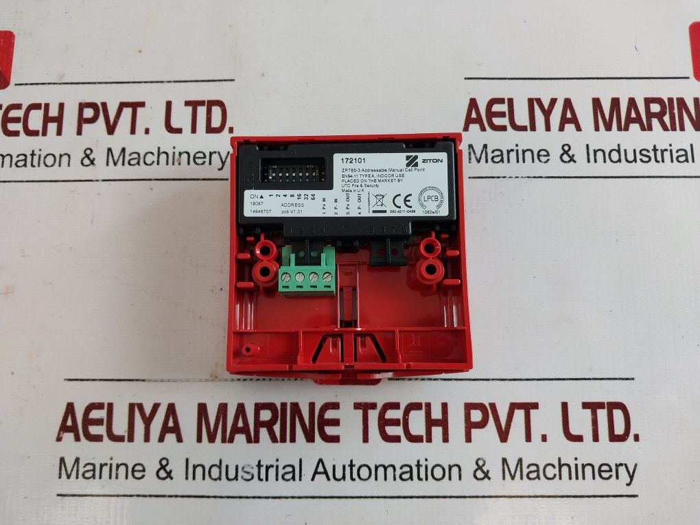 Ziton Zp785-3 Addressable Indoor Manual Call Point