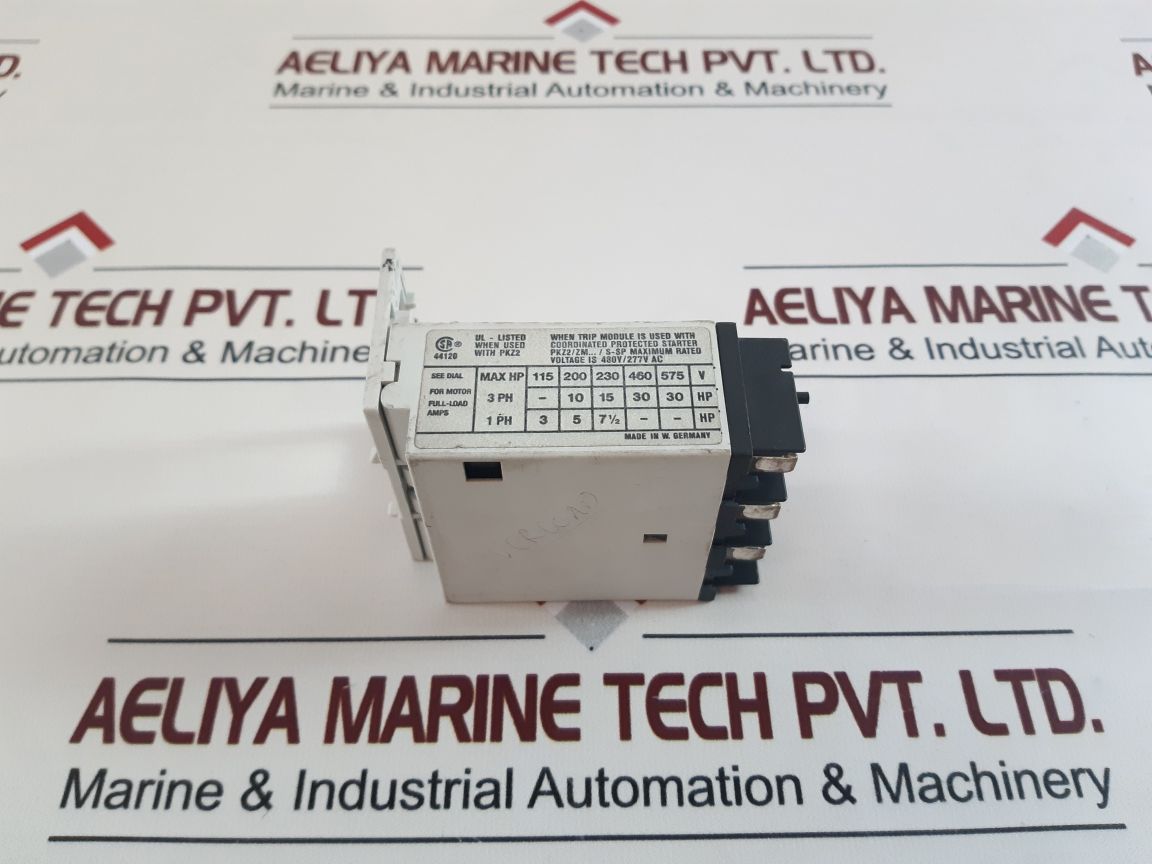 Moeller Zm-40-pkz2 Motor Circuit Breaker 480V/277V Ac