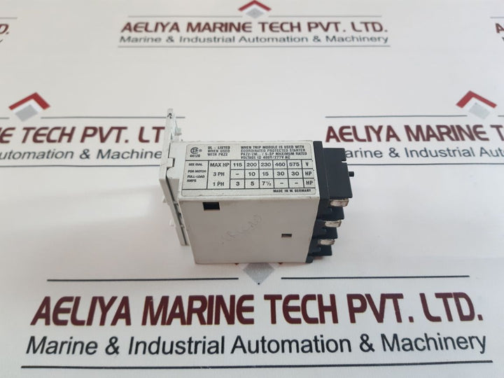 Moeller Zm-40-pkz2 Motor Circuit Breaker 480V/277V Ac