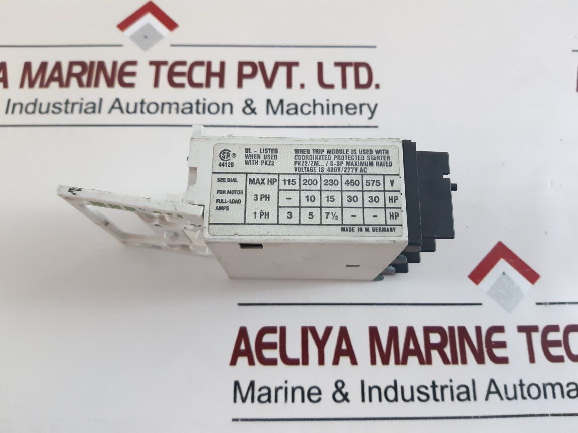 Moeller Zm-40-pkz2 Motor Circuit Breaker 480V/277V Ac