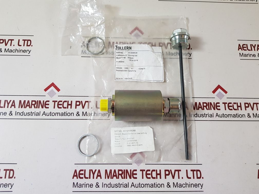 Zollern 10547435 Repair Kit For Oil Line Luffing Winch
