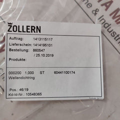 Zollern 1413115117 Oil Seal