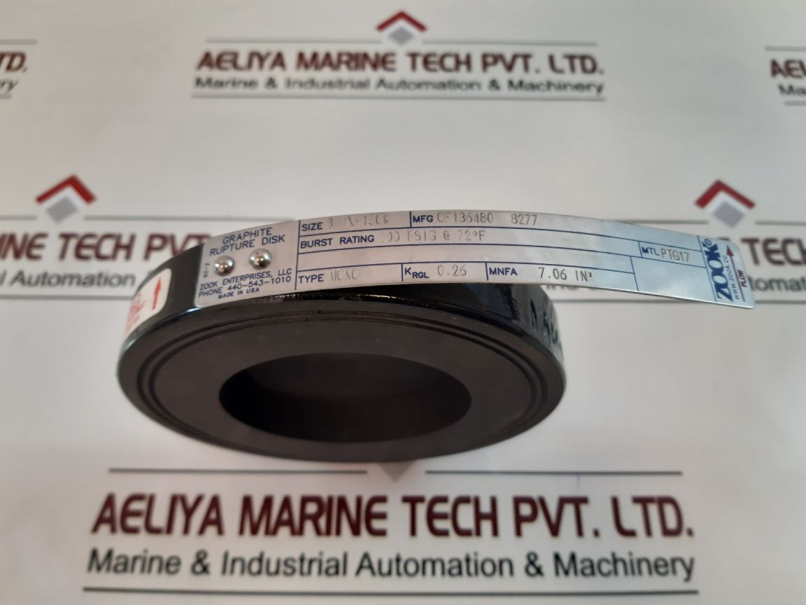 Zook Enterprises Mono Graphite Rupture Disk
