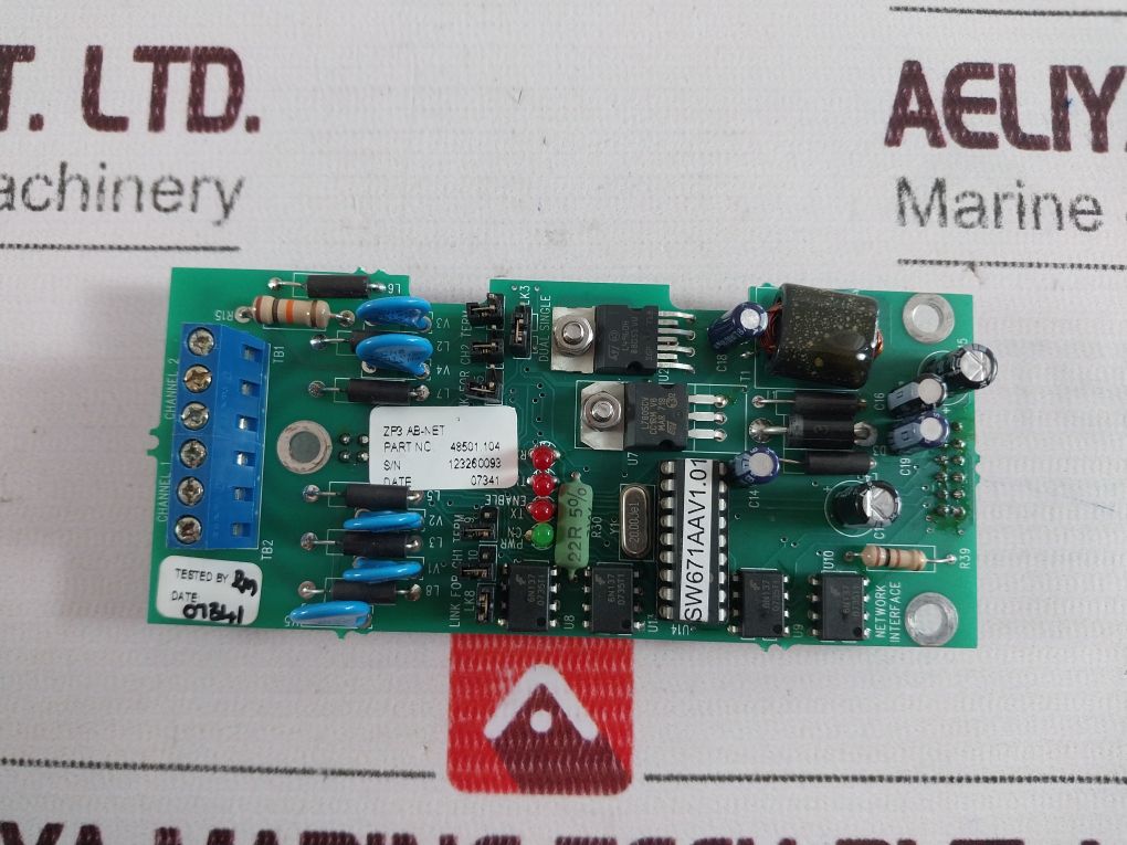Zp3 Ab-net 48501.104 Network Interface Board