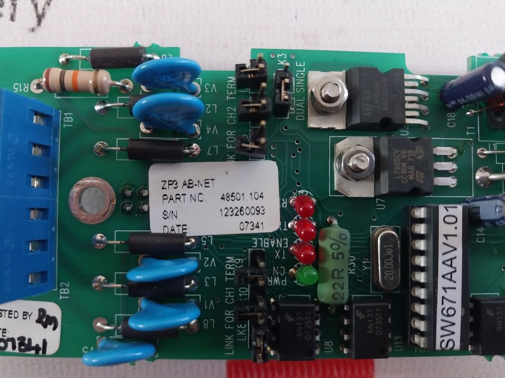 Zp3 Ab-net 48501.104 Network Interface Board