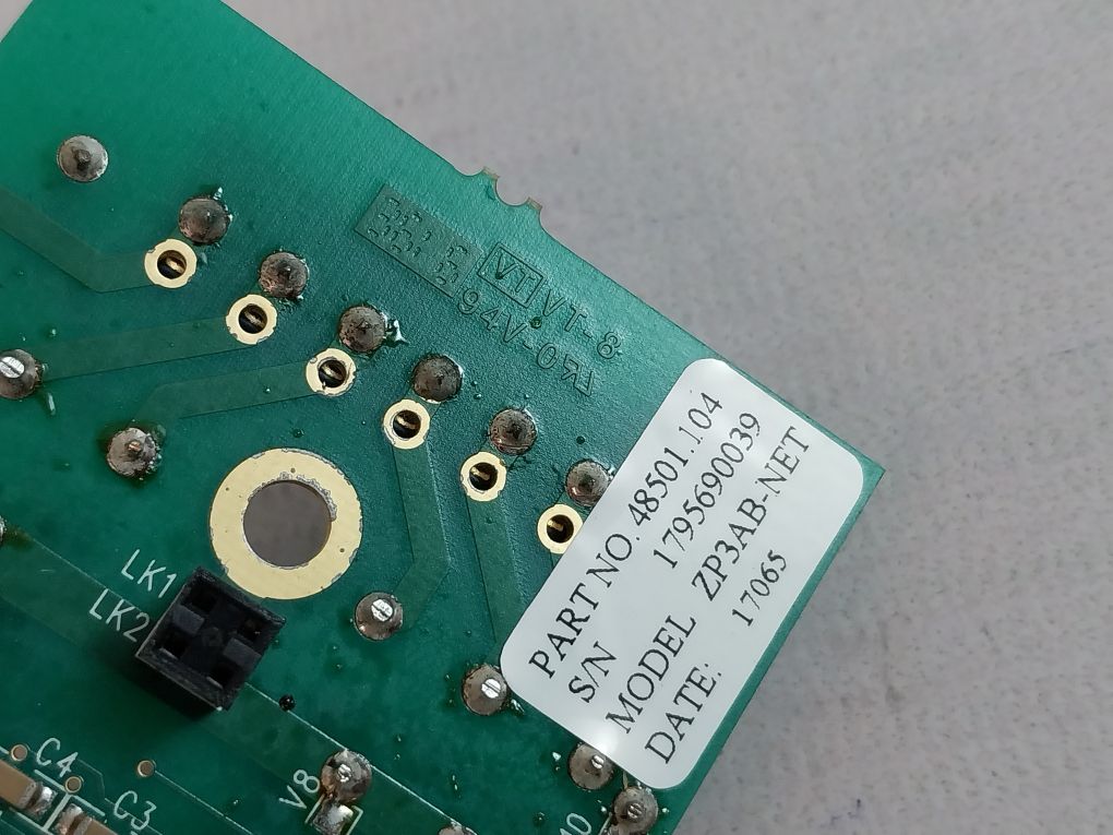 Ziton Zp3Ab-net Network Interface Board Optional Facility Card