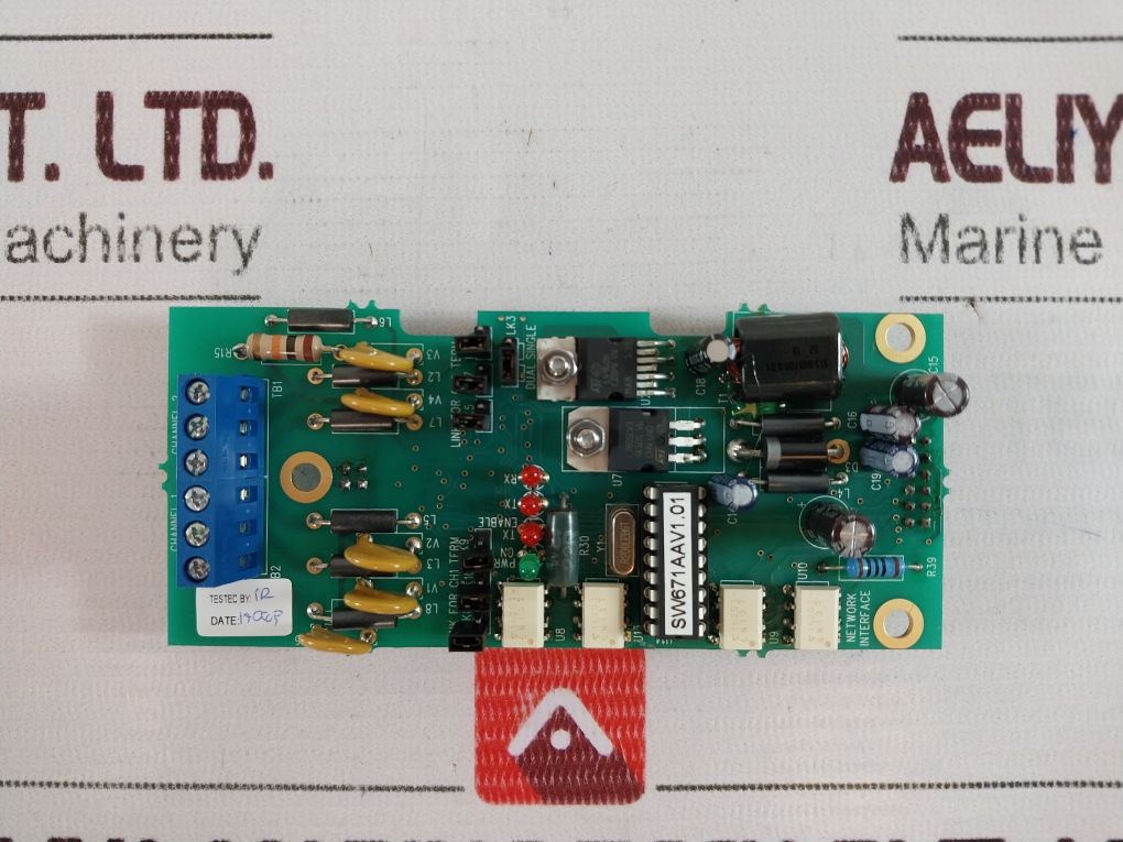 Ziton Zp3Ab-net Network Interface Board Optional Facility Card