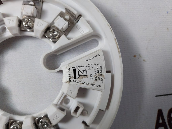 Lot Of 9X Zp7-sb1-p Detector Base