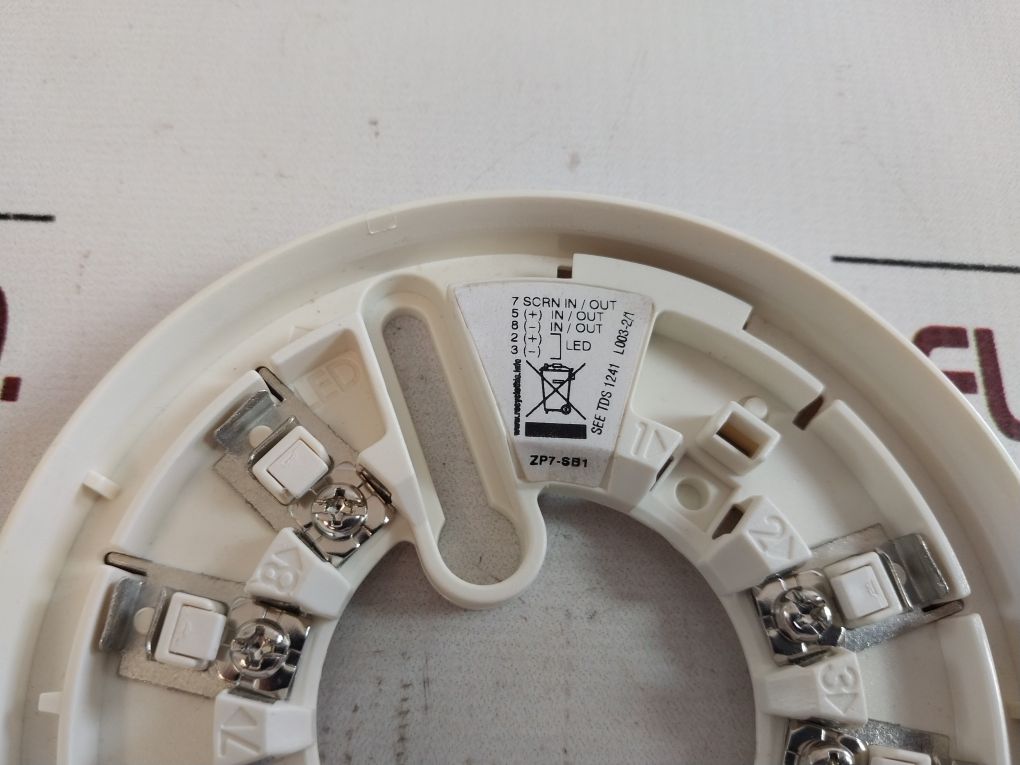 Lot Of 4X Ziton Zp7-sb1 Detector Base