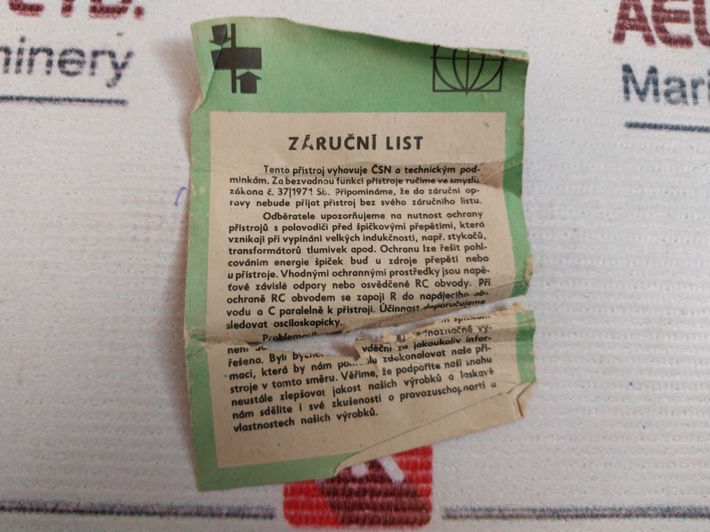 Zpa Trutnov Tc 102 Relay