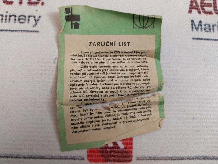 Zpa Trutnov Tc 102 Relay