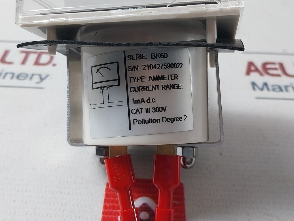 Zurc Bk60 Ammeter 300V
